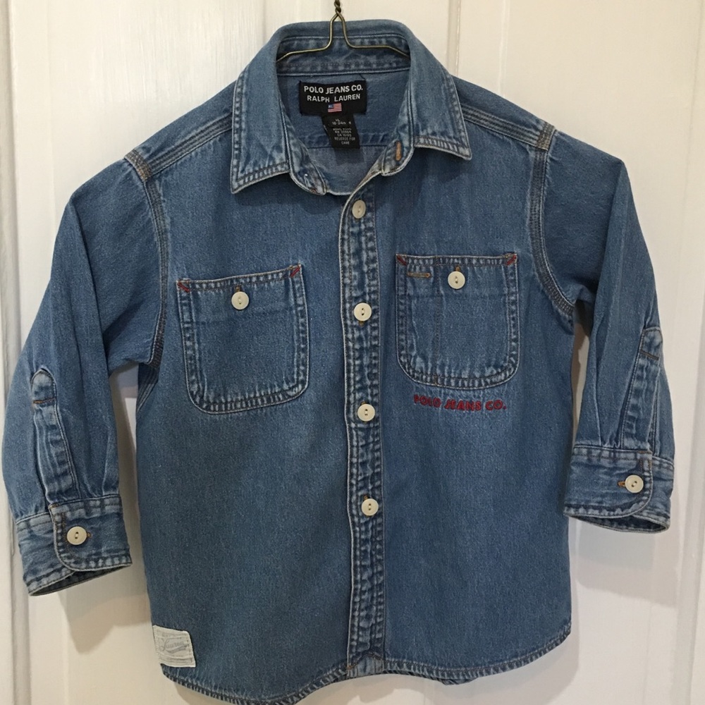 Ralph Lauren Polo Boy’s Denim Shirt (S18-24 M)